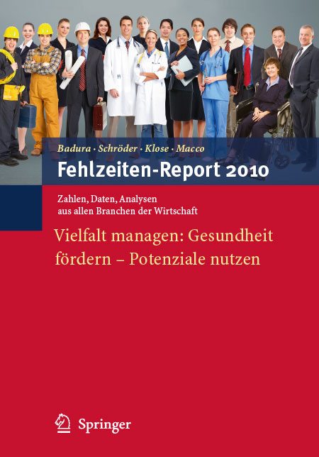 Cover der WIdO-Publikation Fehlzeiten-Report 2010